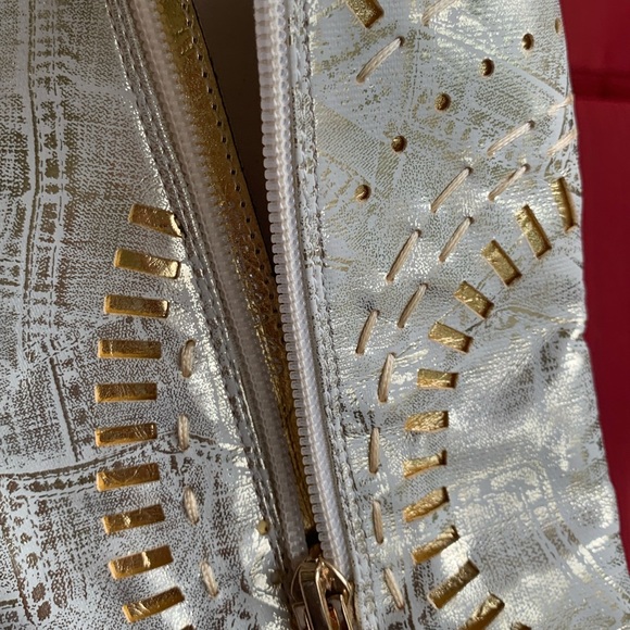 Dan Sara gold brocade mid calf boots Size 9 NWOT - Picture 12 of 13